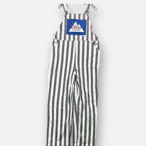 Coors Light Beer Mens Bib Overalls Size XXL Rare Promotional Product Striped